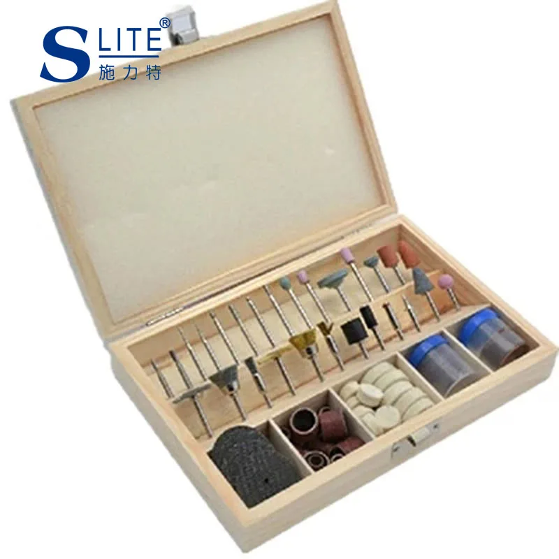 

Original Slite Grinding Head Milling Cutter Versatile Set Of Grinding Polishing And Cutting Dremel Accessories Wooden box