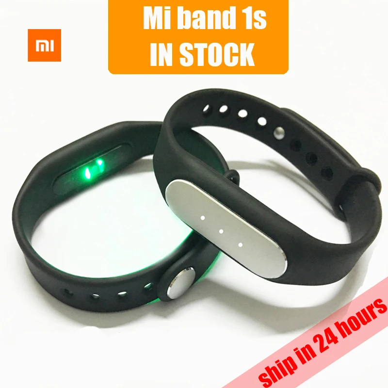 Original xiaomi mi band 1s support heart rate monitor pedometer tracking Android 4.4 ios 7.0 smart wristband | Электроника