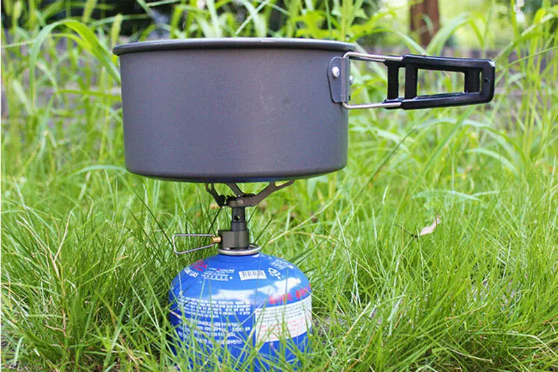 Liga de Titânio Fogão de Acampamento Fogões a Gás Fogão ao ar Fogão a Gás em Miniatura Fogões de Piquenique Ultra-leve Livre Brs-3000t 11 High Quality Esporte e Lazer