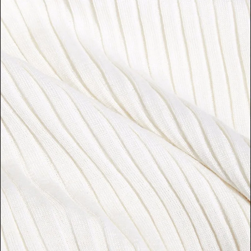Twotwinstyle нерегулярные Вязание юбка для Для женщин оборками Разделение эластичные Высокая Талия Bodycon Миди-юбки Весенняя мода Повседневное 2018