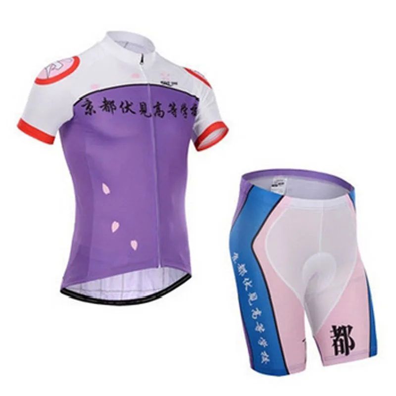Yowamushi педаль Sohoku Майо Велоспорт Джерси велосипедная одежда Ropa Ciclismo Rock форма MTB