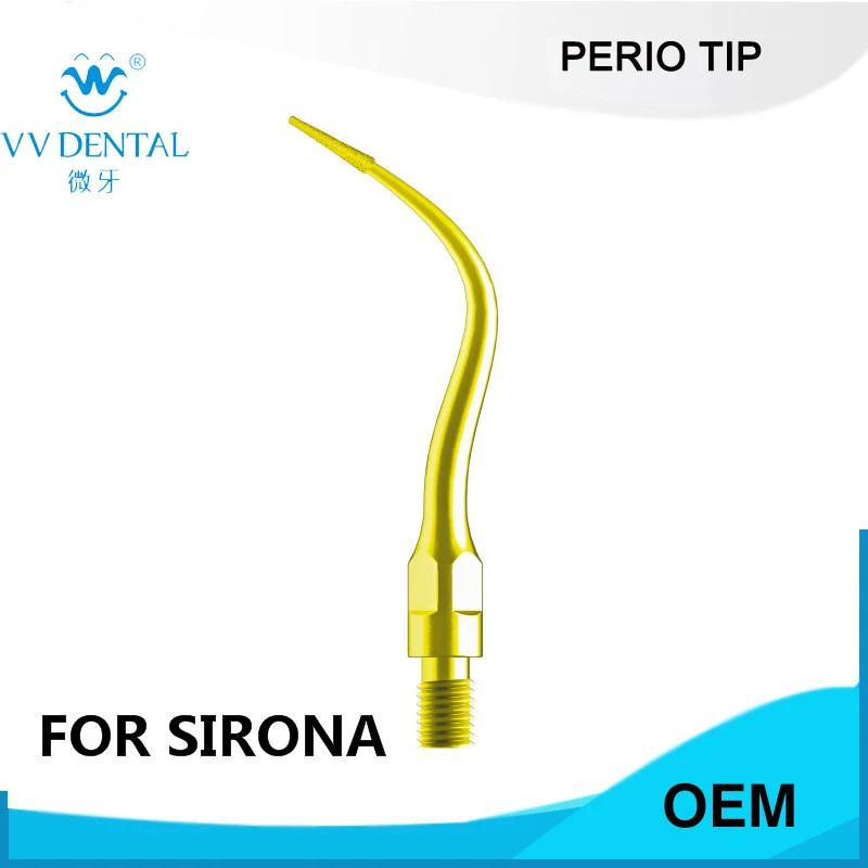 

PS4DT, SCALER TIP FOR ENDO, DIAMOND AND TITANIUM PLATED dental tip fit SIRONA scaler