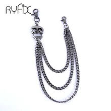 

Men's Waist Key Chain Skull Heavy Rock Metal Hip Hop Gothic Punk Style Pants Trousers Jean Biker Wallet Key Ring Long DR20