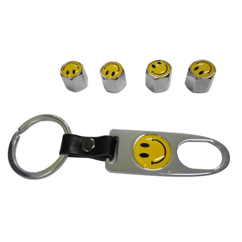 MOTOBOTS 300Set Cool Chrome Car Tire Wheel Steam Valve Cap Leather Wrench Keychain For Mixed LOGOs #1936 | Автомобили и мотоциклы