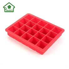 Pawaca 20 сетки пищевой силикон форма для льда Пиво Виски холодный напиток квадратный нетоксичный лоток для хранения льда производитель кубиков DIY