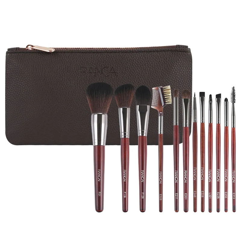 12pcs Makeup Brushes Set Powder Foundation Blusher Concealer Eyeshadow Eyecomb Brush (1)