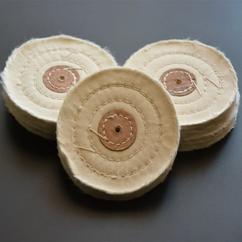 Buy 10PCS White Buffing Cotton Wheel for Polishing