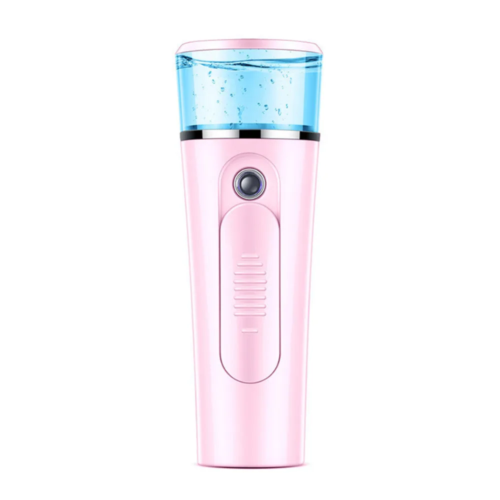 

Portable Face Cleaning Nano Sprayer Handy Mist Facial Nebulizer Steamer USB Moisturizing Hydrating Nano Cold Hot Humidifier