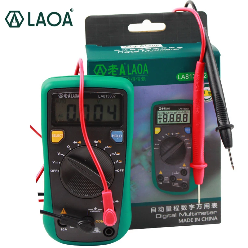 LAOA LCD профессиональный автоматический цифровой мультиметр Multimetro цифровые