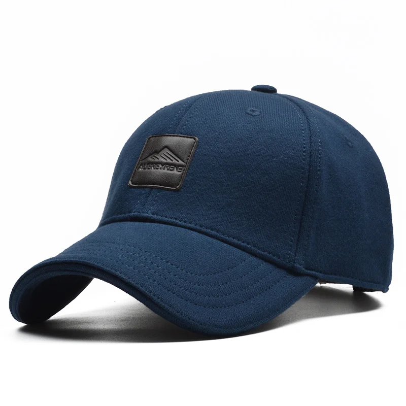 [NORTHWOOD] Высококачественная брендовая мужская хлопковая бейсболка, Женская Бейсболка, одноцветная шапка для папы, хлопок, Кепка для водителя грузовика, для взрослых - Цвет: Dark blue