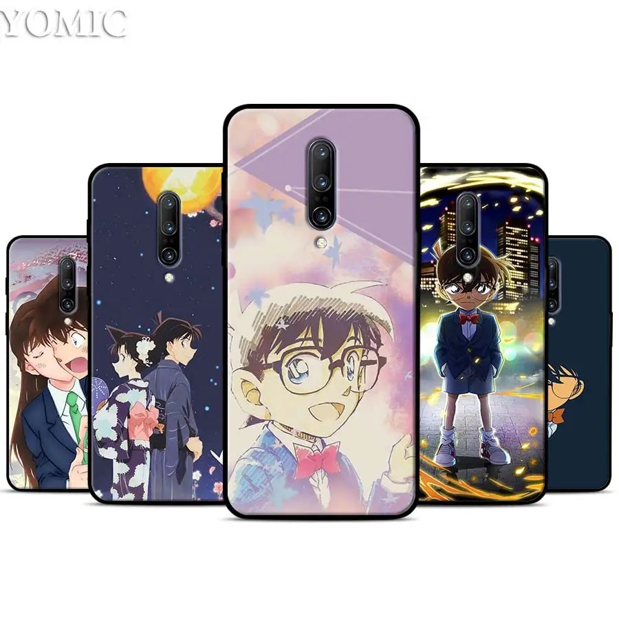 

Detective Conan Silicone Case for Oneplus 7 7Pro 5T 6 6T Black Soft Case for Oneplus 7 7 Pro TPU Phone Cover