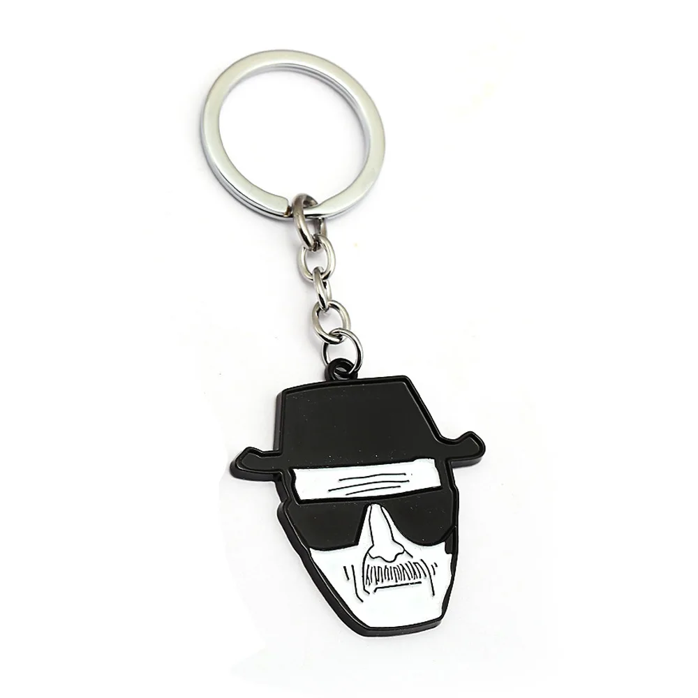 

Breaking Bad Car Keyring Key Holder Walter White Key Chain Metal Keychain TV Pendant Charm Jewelry
