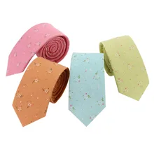 6,5 см хлопок цветочные Узкие галстуки для мужчин винтажный Свадебный галстук карамельный цвет шейный платок Gravatas Vestidos галстук