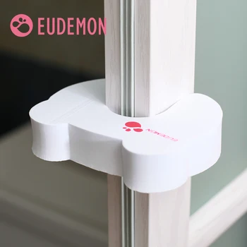 EUDEMON Baby Safety Door Stop Finger Pinch Safety Guard Baby Helper Door Stop Finger Pinch Guard Lock Tight Type new and original guard lock safety door switch d4gl 4afa a