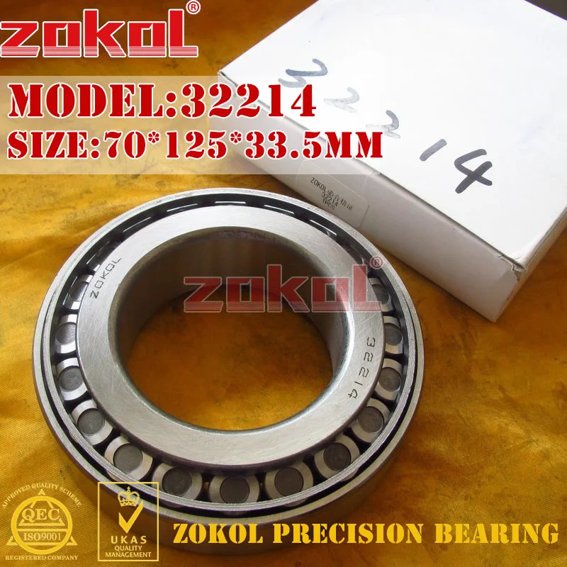 ZOKOL bearing 32214 7514E Tapered Roller Bearing 70*125*33.5mmin