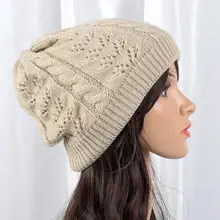 Мужская и женская зимняя шапка унисекс с толстой флисовой подкладкой, однотонная вязаная теплая шапка-ушанка