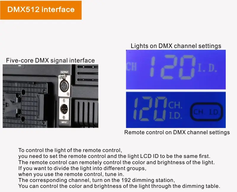 Falconeyes 140w Video Light Led Panel Camera Cri95 With Dmx System Dimmable Studio Continuous Lighting LP-2805TDX3