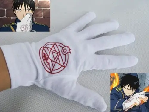 

Fullmetal Alchemist Colonel Roy Mustang Edward Elric Gloves Cosplay 1 pair