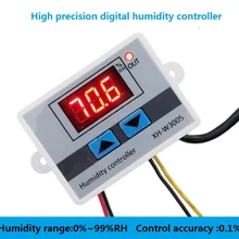 W3005 220 в 12 В 24 В цифровая аппаратура регулятора влажности переключатель контроля Влажности Гигростат гигрометр SHT20 датчик влажности