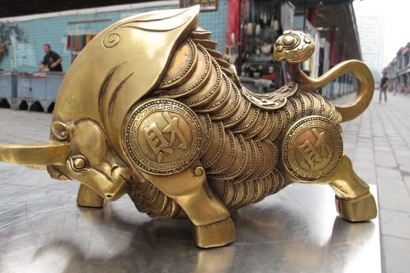 Китайская классическая медная знаменитая уличная монета FengShui для денег