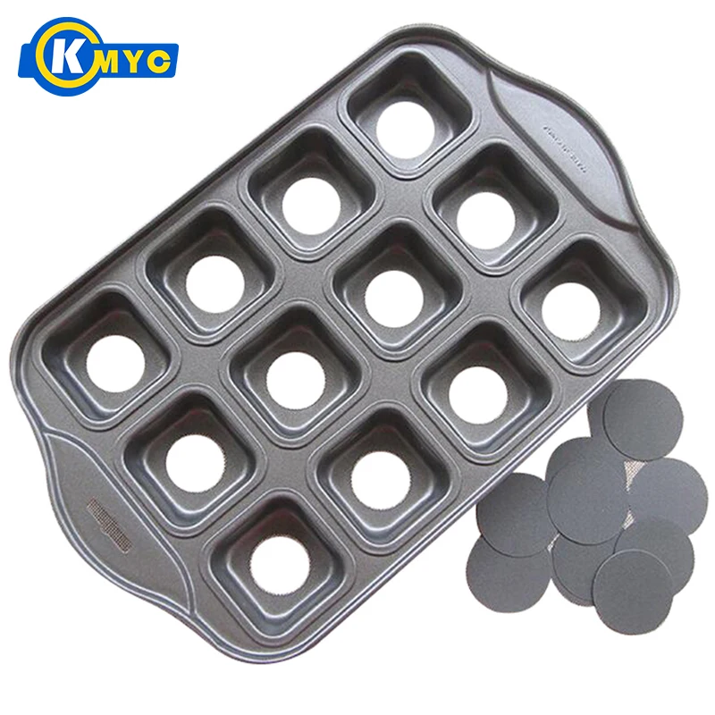KMYC Carbon Steel Nonstick Cake Pans Egg Tart Mold Tray Springform