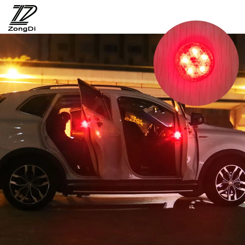 

ZD 2X Car Door Strobe Warning Lights 5 LED lamps For BMW e46 e39 e60 Ford focus fiesta Honda civic accord Alfa Romeo accessories