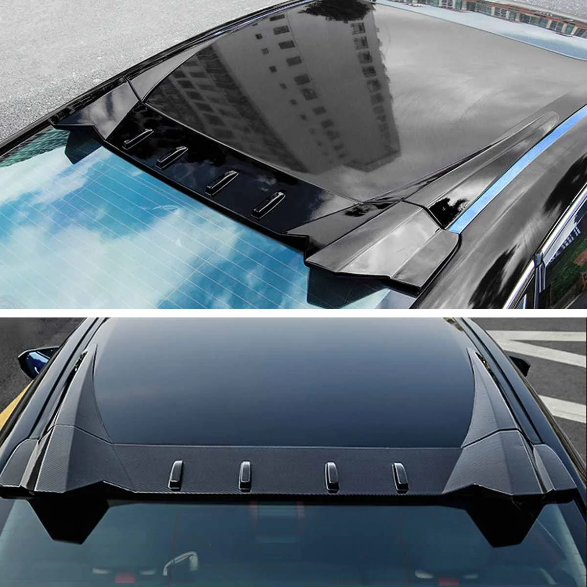 R Стиль багажник автомобиля задний спойлер на крышу крыло для 10th Gen для Honda Для Civic седан заднее окно на крышу спортивный спойлер