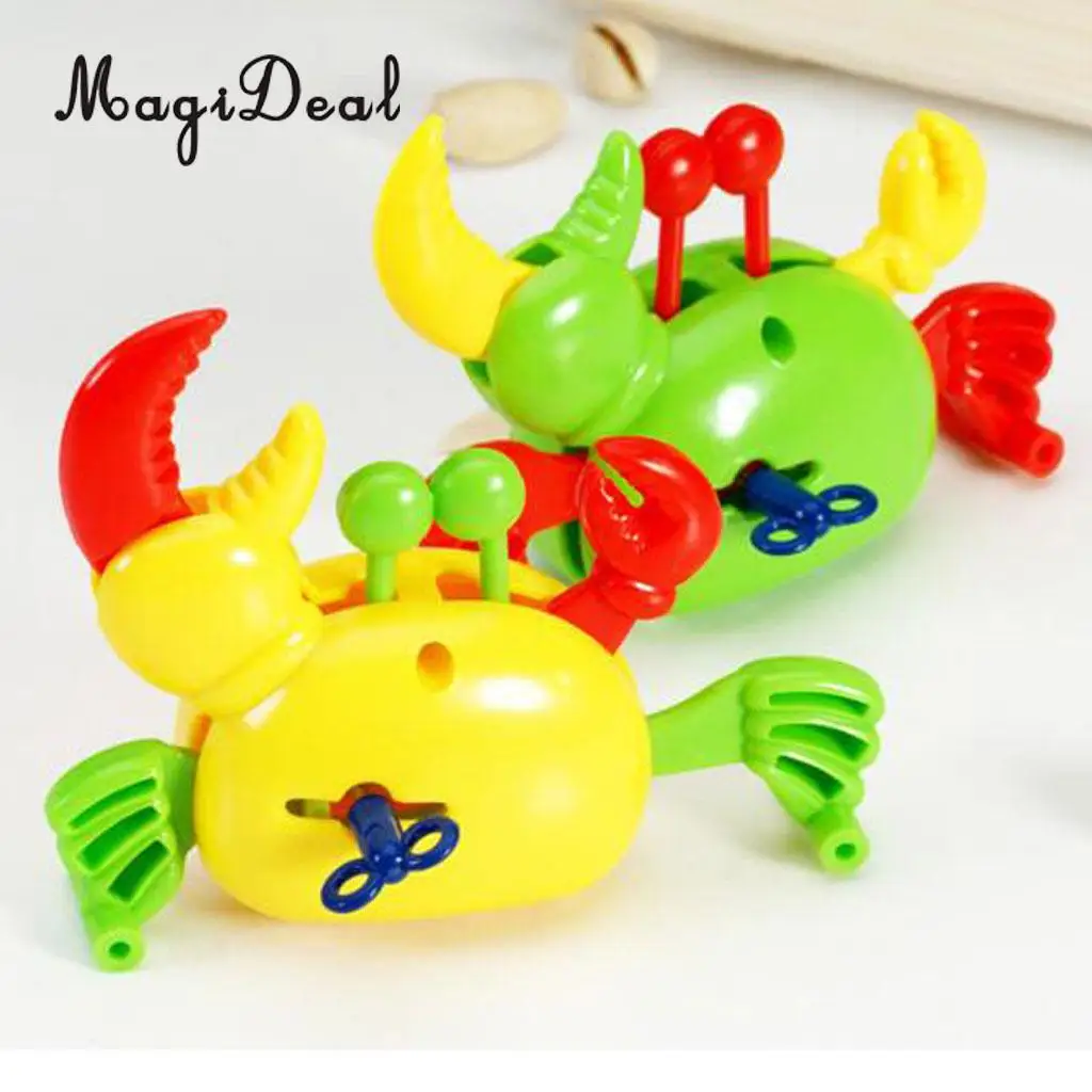 

1Pc Cute Wind-Up Crab Walking Mechanical Collectible Animal Clockwork Toy Kids Children Baby Birthday Christmas Gift