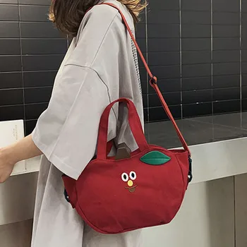 

women bag shoulder Fashion Handbag Fruit Pattern Messenger Bag Solid Color Shoulder Bag bolsa feminina summer bag for women5.92