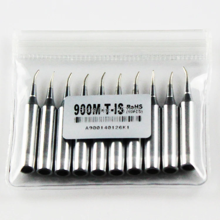 

10PCS/Lot Lead-Free Soldering Solder Iron Tips 900M-T-IS for 936 938 907 Free Shipping