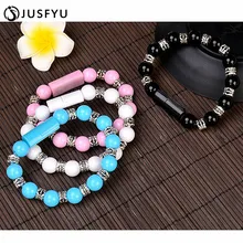 Micro USB2.0 креативный USB кабель синхронизации данных и зарядки браслет из бисера зарядное устройство чистый цвет для iPhone Android 8pin type C для samsung