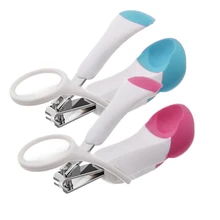 Дети карманные Finger Toe Nail Clipper с Лупа Стекло для младенцев и детей и взрослых Детские manicurem Уход за ногтями