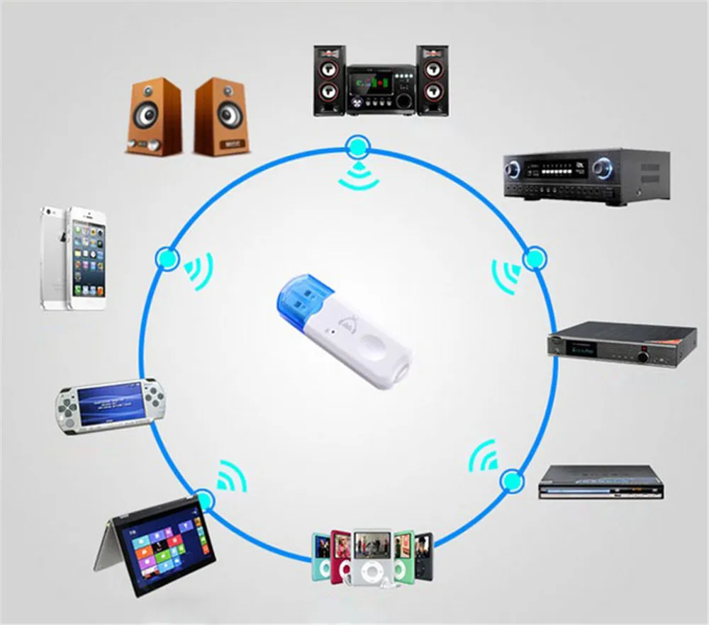 USB Беспроводной громкой связи Bluetooth аудио Музыка приемник адаптер для телефона 4 5 Mp4 TJ