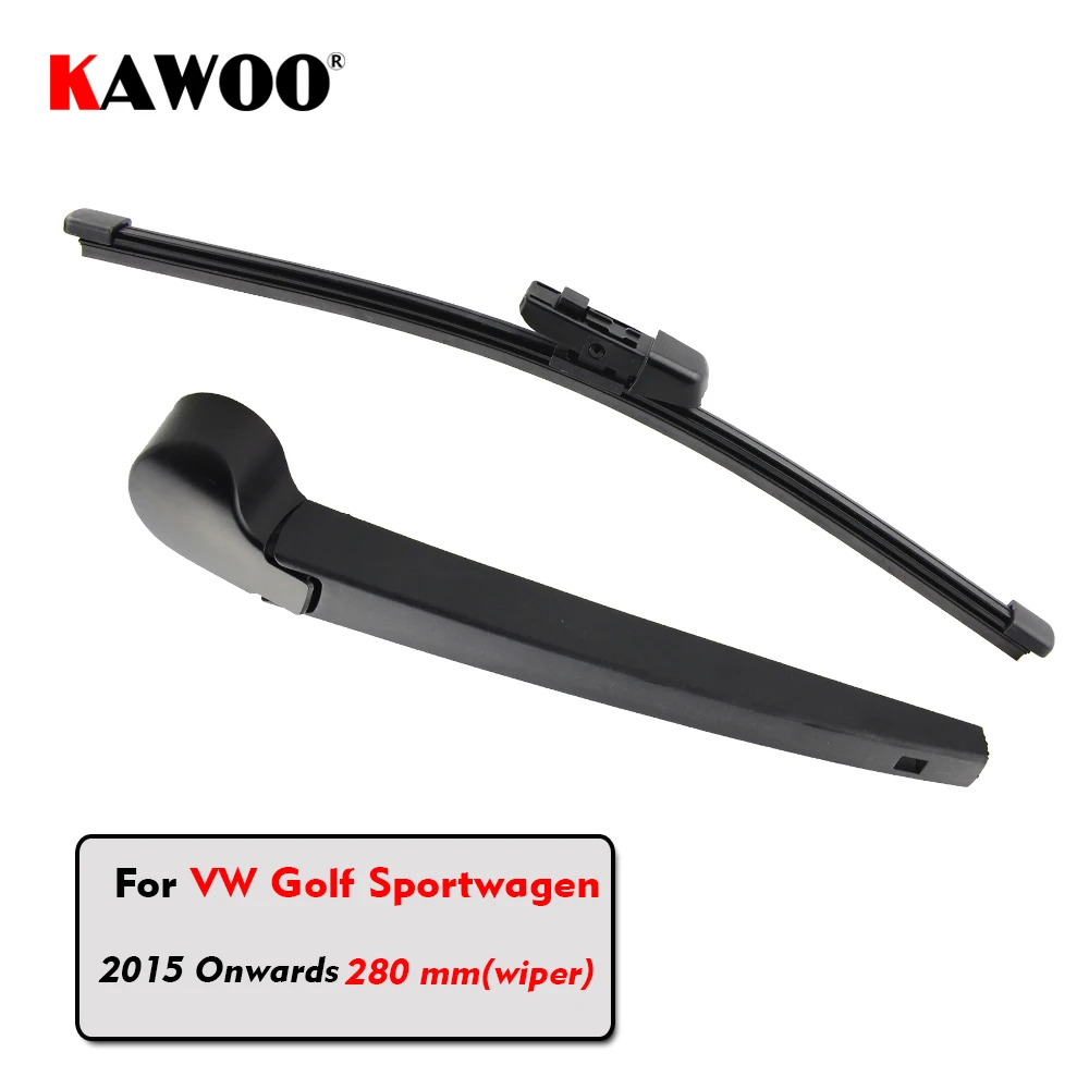 KAWOO Car Rear Wiper Blades Back Window Wipers Arm For Volkswagen Golf
