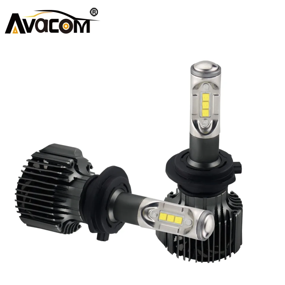 

Avacom V2 Series H1 H3 12000lm LED Car Headlight Bulb HB3 HB4 H11 H8 HIR2 H27 12V 72W 6500K 24V LED H4 H7 Canbus LED Auto Lamp