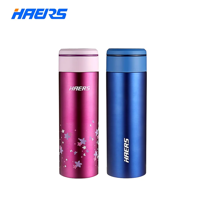 

Haers Vacuum Insulated Travel Mug Stainless Steel Leak-proof Thermos Water Flask with Inbuilt Storage 350ml