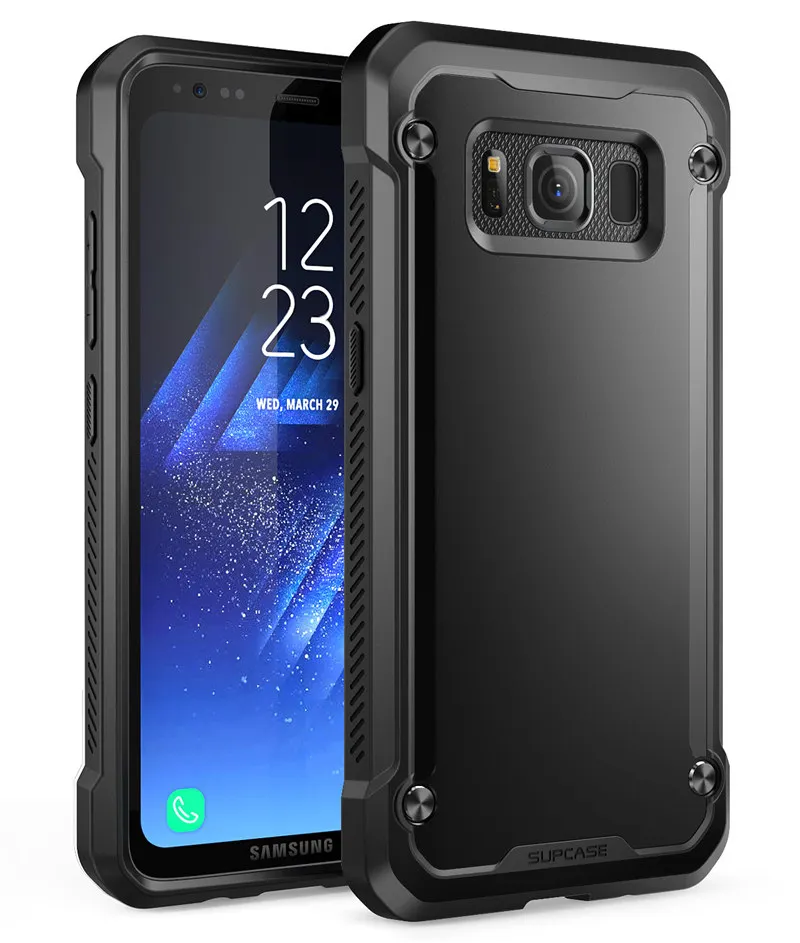 SUP чехол для samsung Galaxy S8Active, 5,8 дюймов, чехол, единорог, жук, серия UB, TPU+ PC, Премиум класс, гибридный защитный прозрачный чехол, чехол - Цвет: Black Black