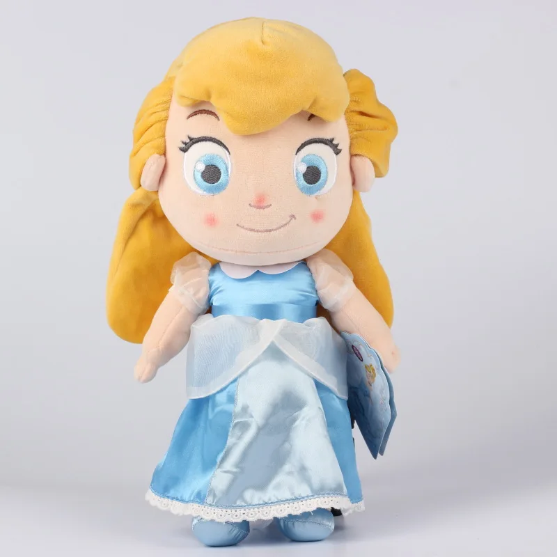 Плюшевые игрушки Disney принцесса Золушка Русалка мягкие куклы для девочек детские