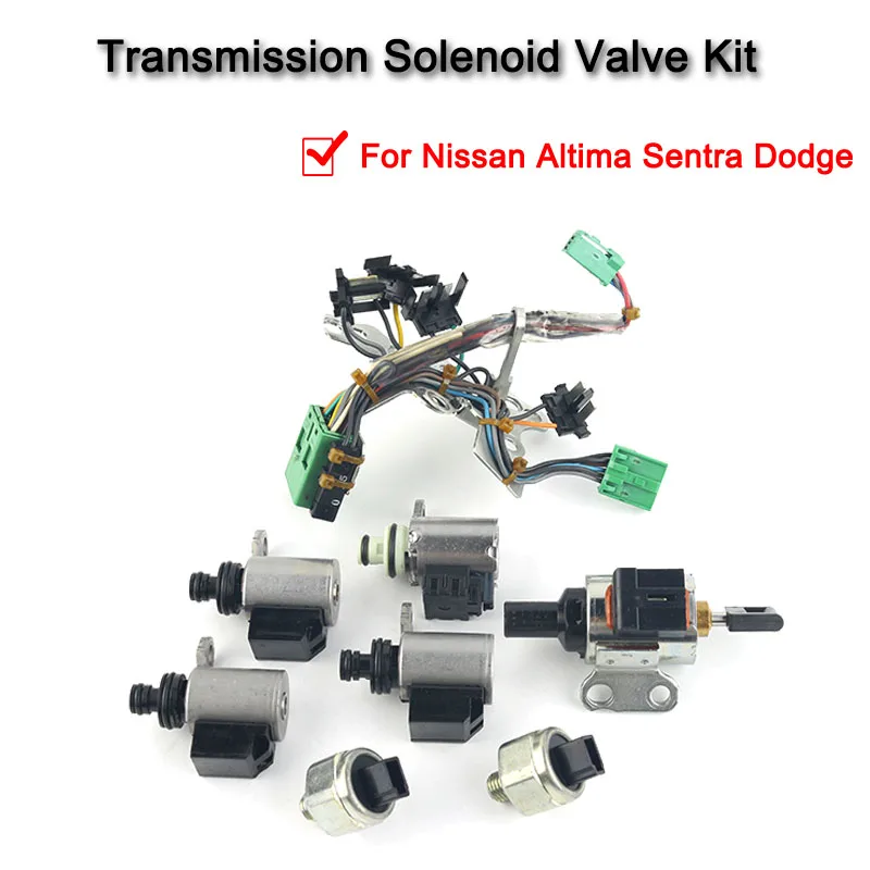 

JF011E RE0F10A F1CJA Valve Body Solenoid Kit For Nissan Altima Sentra Dodge
