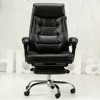 

Luxury Simple Modern Office Computer Chair Home office Leisure Lying Chair Lifting Roatry Gaming Chair With Footrest Stool