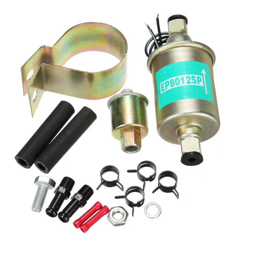 Universal 12V Low Pressure Automotive Electrical Fuel Pump Installation
