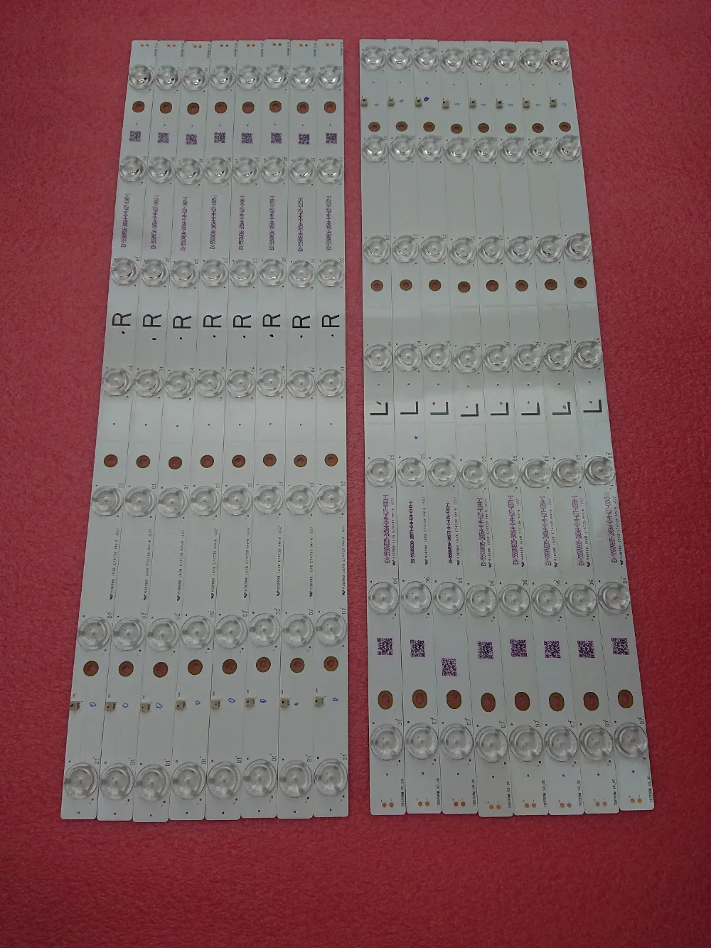 

New Kit 16 PCS 7LED LED backlight strip for Panasonic TV TX-55AX630B TX-55AX630E TX-55DX600B TB5509M 550TV01 550TV02 V4