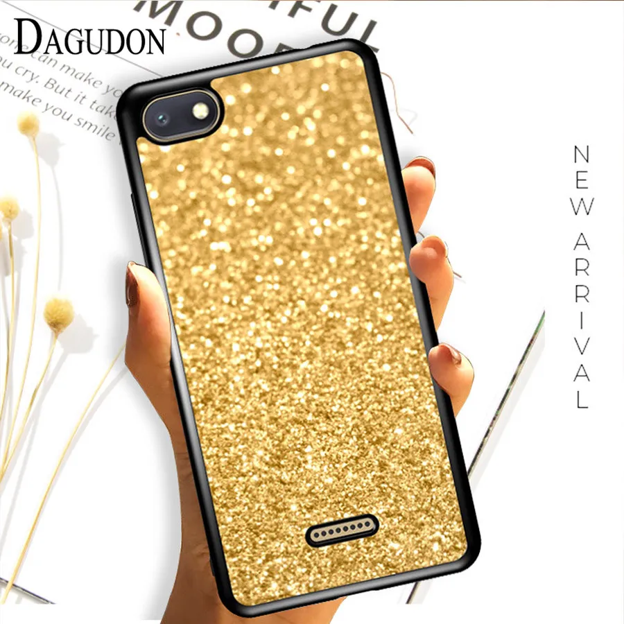 Silicone Case For Xiaomi Redmi 4A 6A 4X Note 4 Mi 8 Cover Bling Glitter shinning phone cases for mi redmi bag |