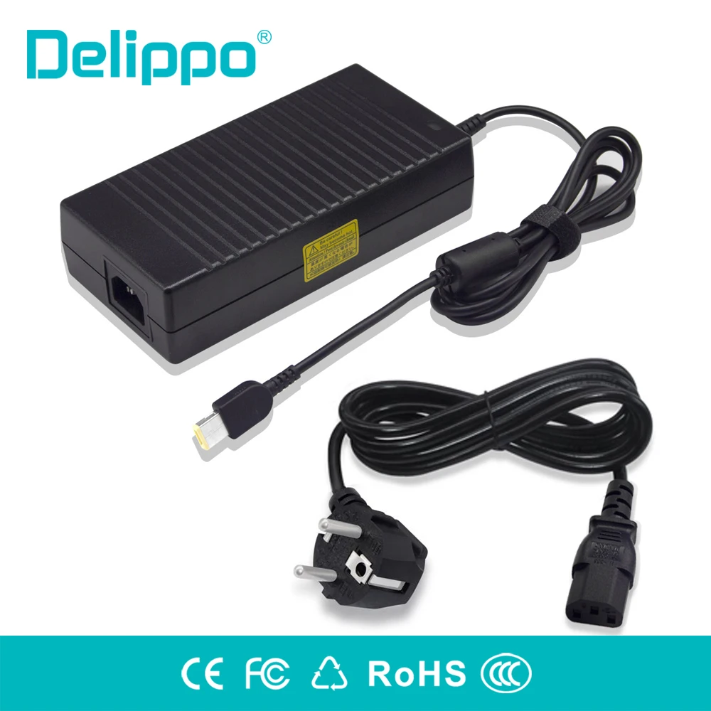 Delippo 20V 8.5A 170W адаптер переменного тока зарядное устройство для LENOVO Legion Y720 Thinkpad P50 P70