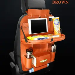 Хранения автомобиля кожаное сиденье вешалка автомобиля Зарядное устройство сзади сумка для хранения автомобиля сумка для хранения