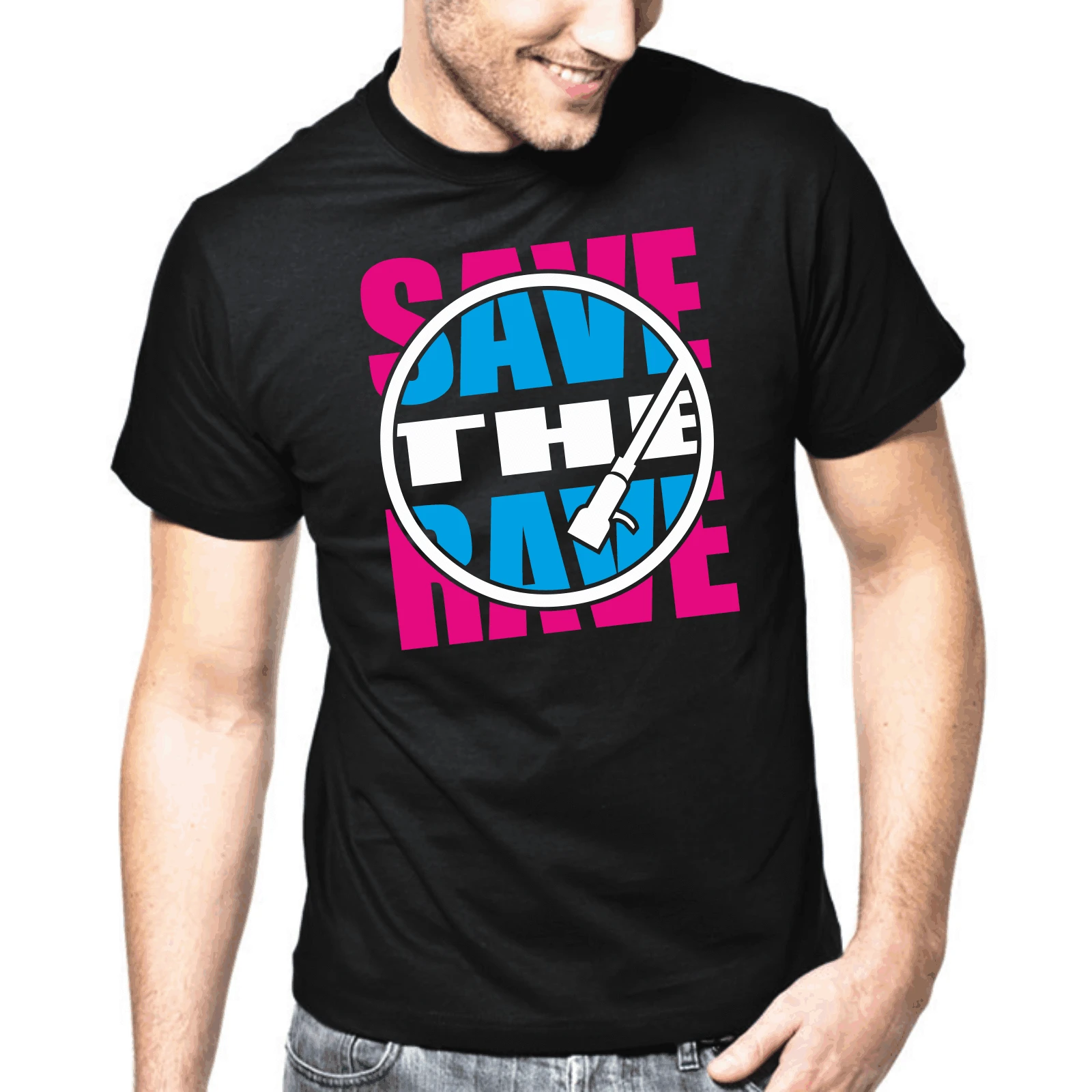 Save The Rave | Techno Электронная музыка Транс DJ Клубная S-3XL футболка новые модные