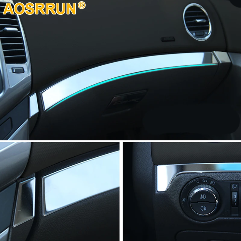 StainlesssteelGloveboxstickerCoverCaraccessoriesForChevrolet