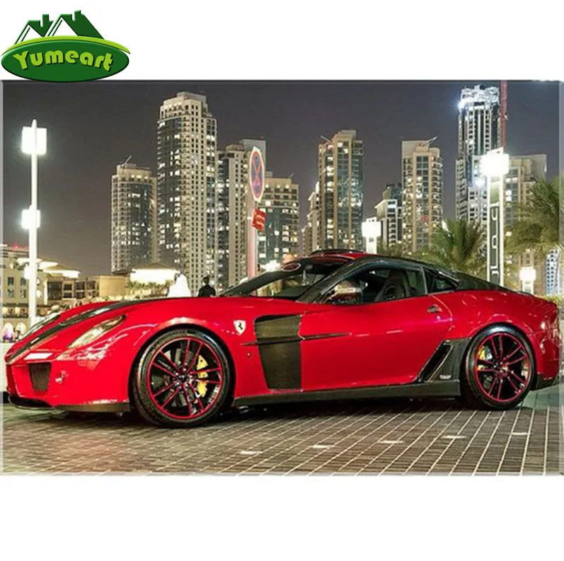 5D DIY Diamond Painting Sports Car Rhinestones Embroidery Cross Stitch Kits Mosaic Bead Painting