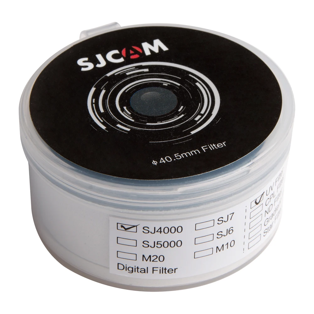 SJCAM аксессуары серии SJ4000 УФ-фильтр 40,5 мм многослойный Защитный Объектив для SJ4000/SJ4000WIFI Спортивная Экшн-камера