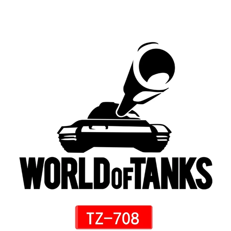 Three Ratels TZ-708 15*19.5см 1-5 шт World of Tanks WOT Мир Танков наклейки на авто наклейка для